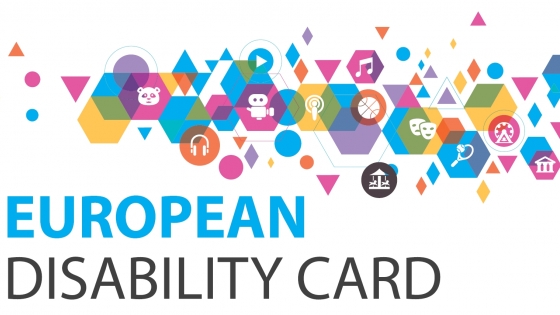 Afbeelding van de European disability card