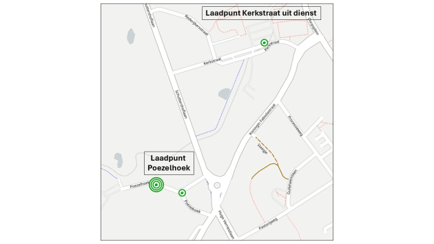 plan voorlopig laadpunt