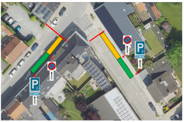 parkeerverbod Processieweg